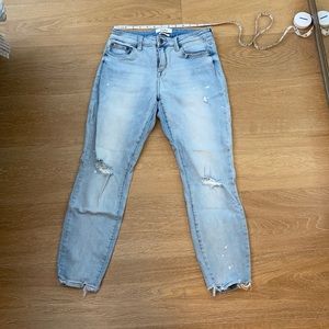 Pistols distressed jeans